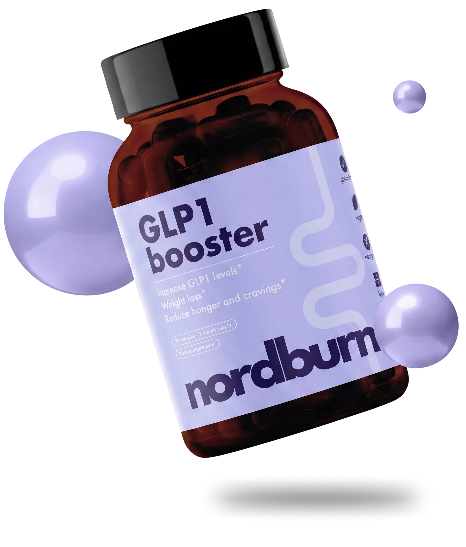 Nordburn GLP-1 Booster supplement bottle